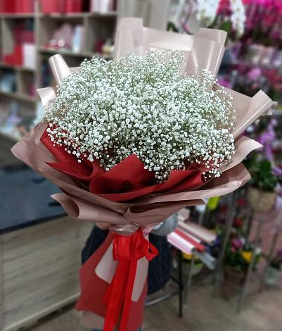Букет цветов из: Гипсофила в Ям