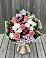 Букет цветов из: Альстромерии, Гвоздики, Розы и Хризантемы в Ям