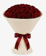 Букет 101 Бордовая роза Блэк Бакарра в Ям