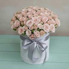 Цветочная композиция из Розы в шляпной коробке #REPLACE_PRED# Ям