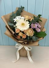 Букет цветов из:  Герберы и Хризантемы в Ям